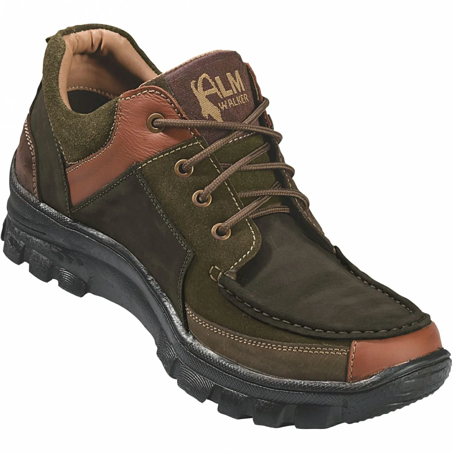 Almwalker Outdoorschuhe Ontario Herren (Oliv/Schwarz/Braun)