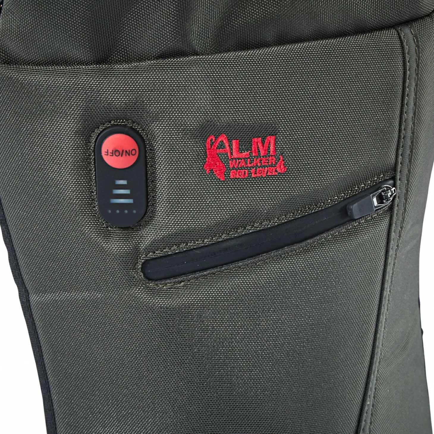 Almwalker Red Level Winterboots Logan Herren, beheizbar (Oliv/Schwarz)