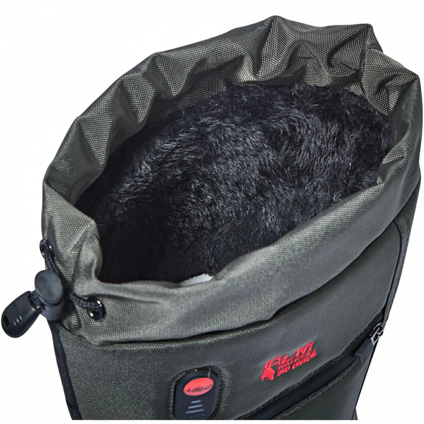 Almwalker Red Level Winterboots Logan Herren, beheizbar (Oliv/Schwarz)