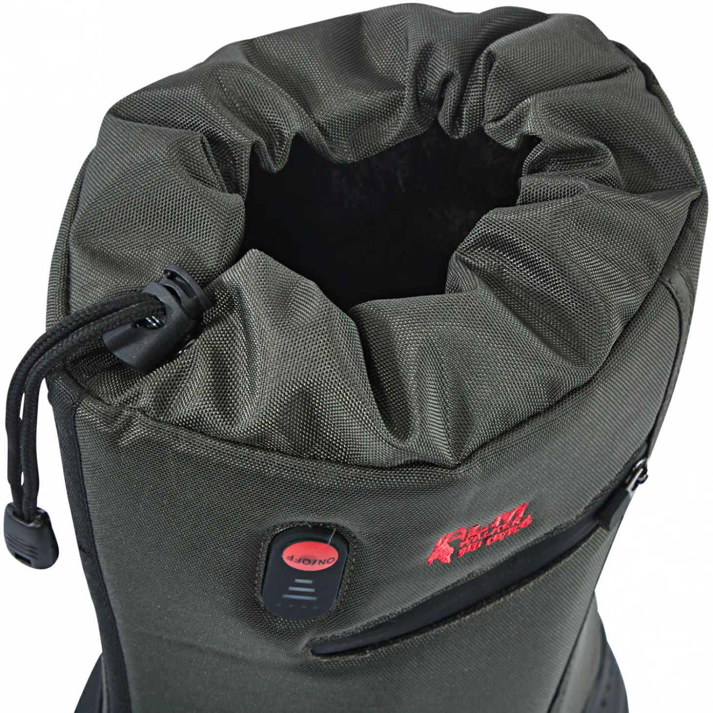 Almwalker Red Level Winterboots Logan Herren, beheizbar (Oliv/Schwarz)