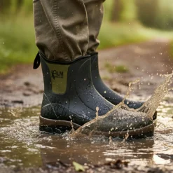 Almwalker Watschuhe Ribe Herren (Schwarz/Oliv)