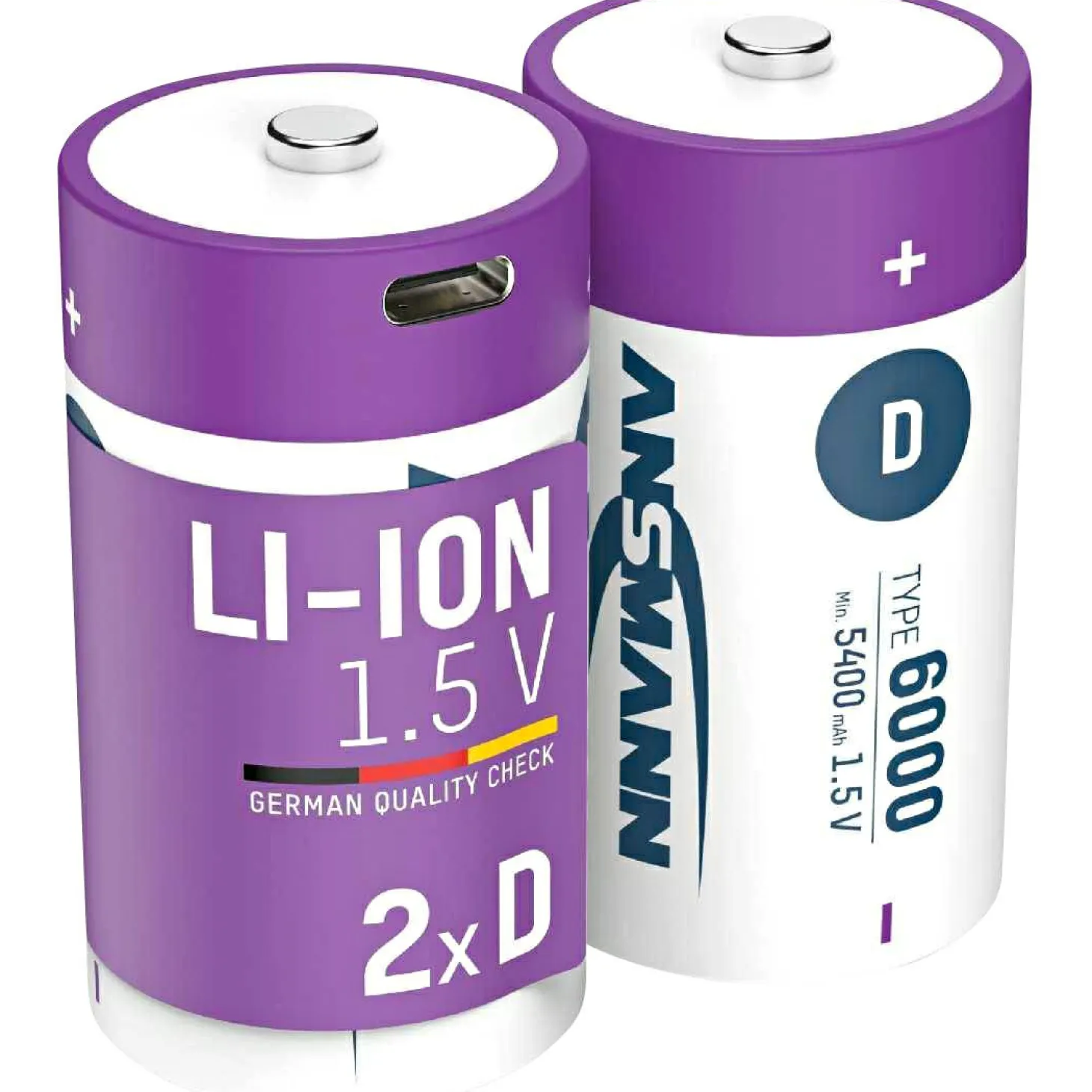 Ansmann Lithium Akku Mono D Typ 6000