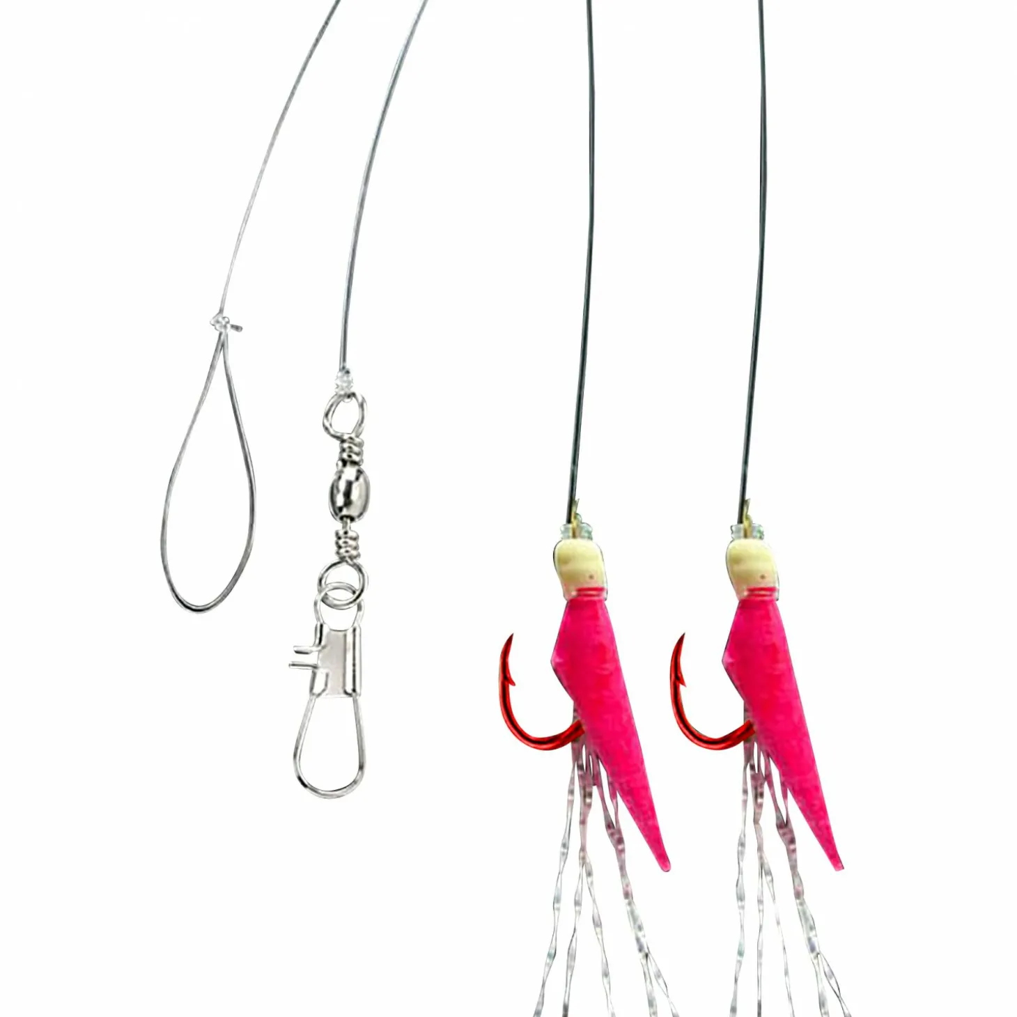 Aquantic Real Skin Vorfach Rig 2 (Pink)