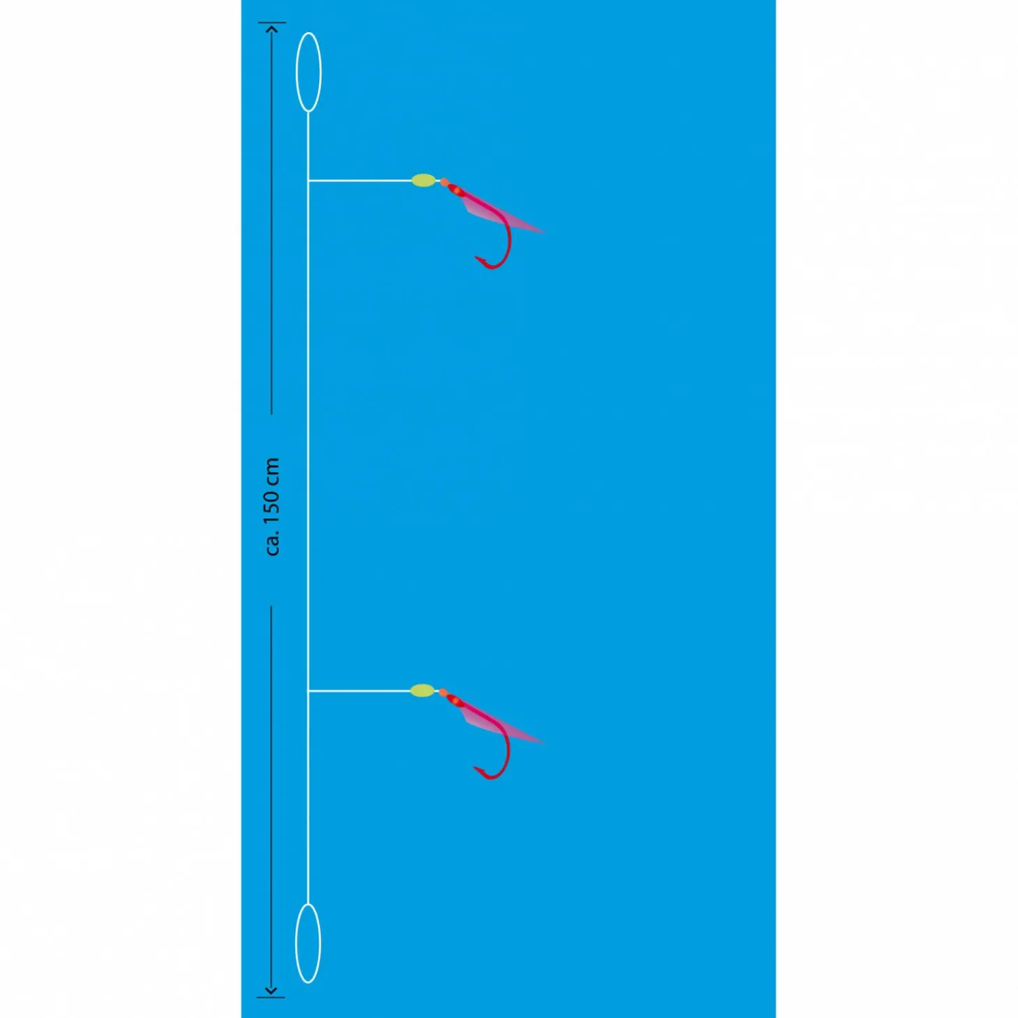 Aquantic Real Skin Vorfach Rig 2 (Pink)