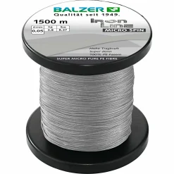 Balzer Angelschnur Iron Line Micro Spin (grau, 1.500 m)