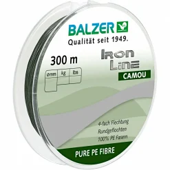 Balzer Angelschnur Iron Line Camou (camou, 300 m)