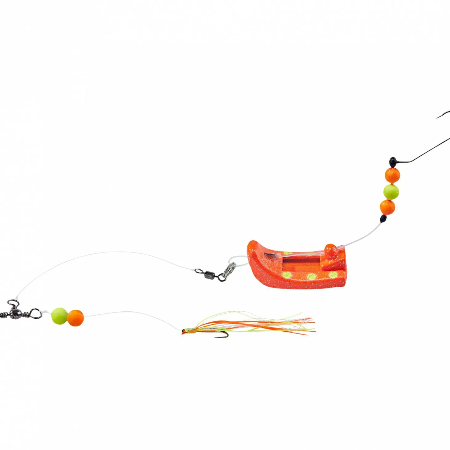 Balzer Edition Sea Walkersystem für Plattfische (Rot-Gelb)