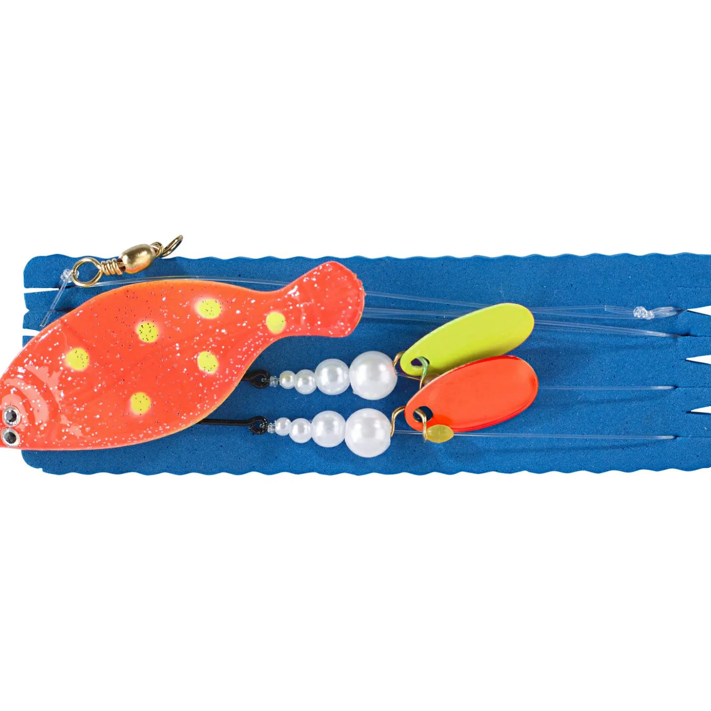 Balzer Plattfisch-Blinker (Rücken orange, Bauch gelb)