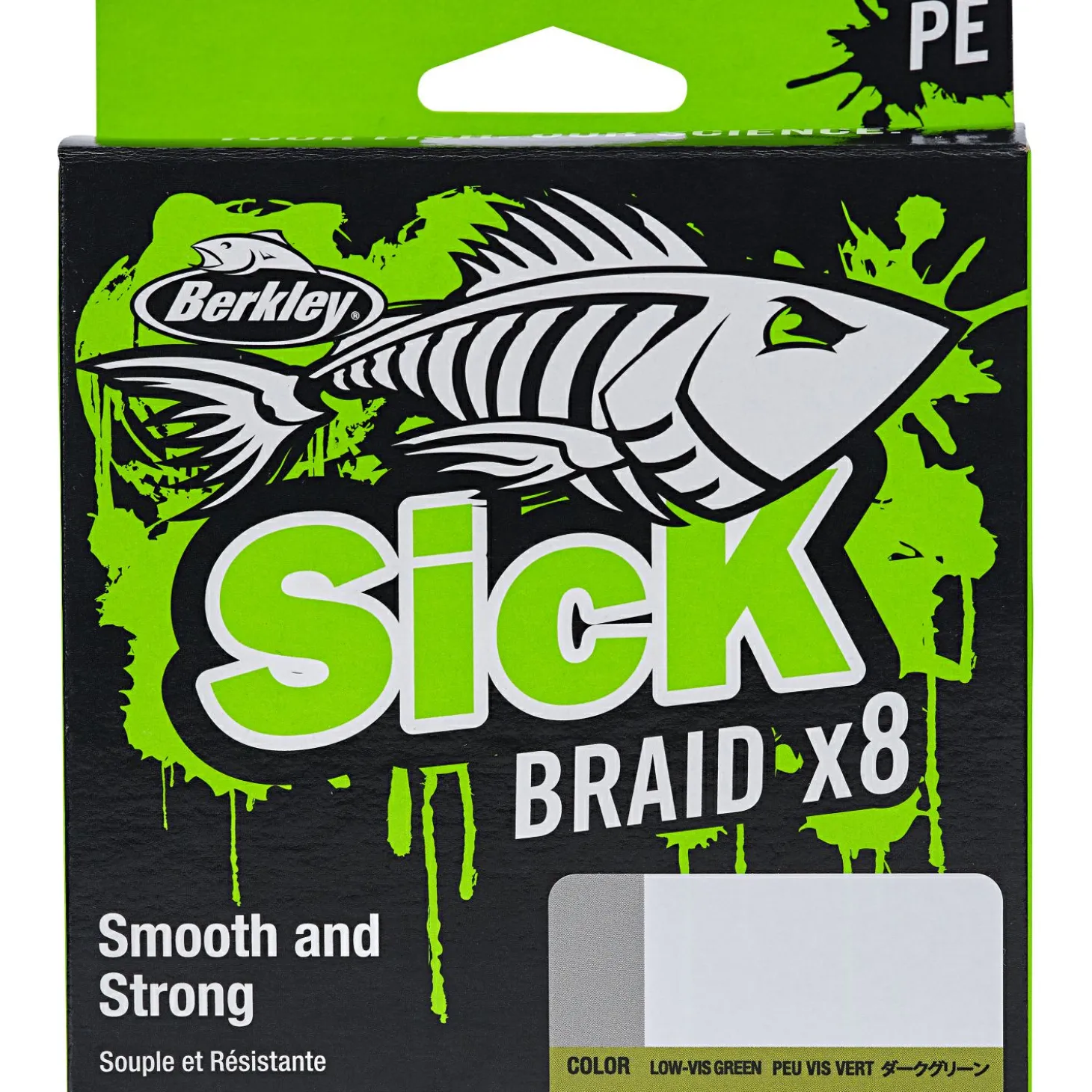 Berkley Angelschnur Sick Braid (150m, Hi-Viz Yellow)