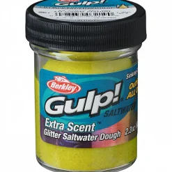 Berkley Gulp!® Saltwater Dough (Sunshine Yellow Silver Glitter)