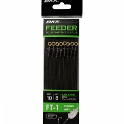 BKK Snelled Feeder FT-1 Bait Band Rigs-Braid