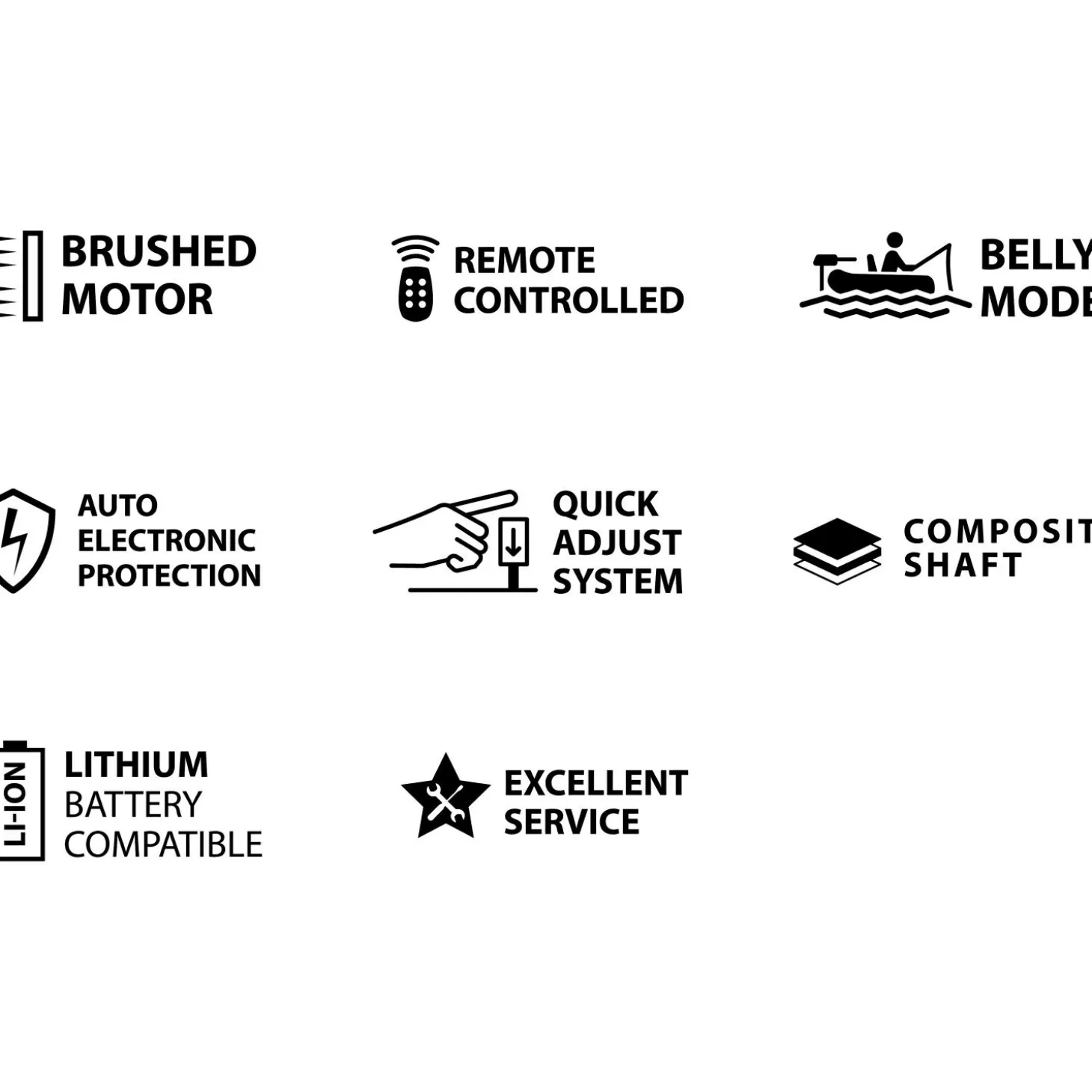 Black Cat Elektro-Außenbordmotor BC 2400 Battle Cat