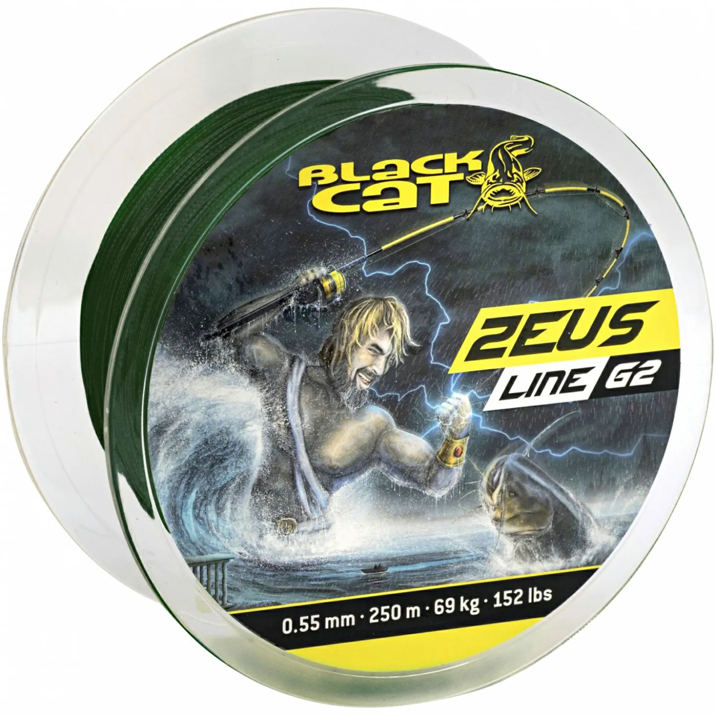 Black Cat Wallerschnur Zeus Line G2, 400 m