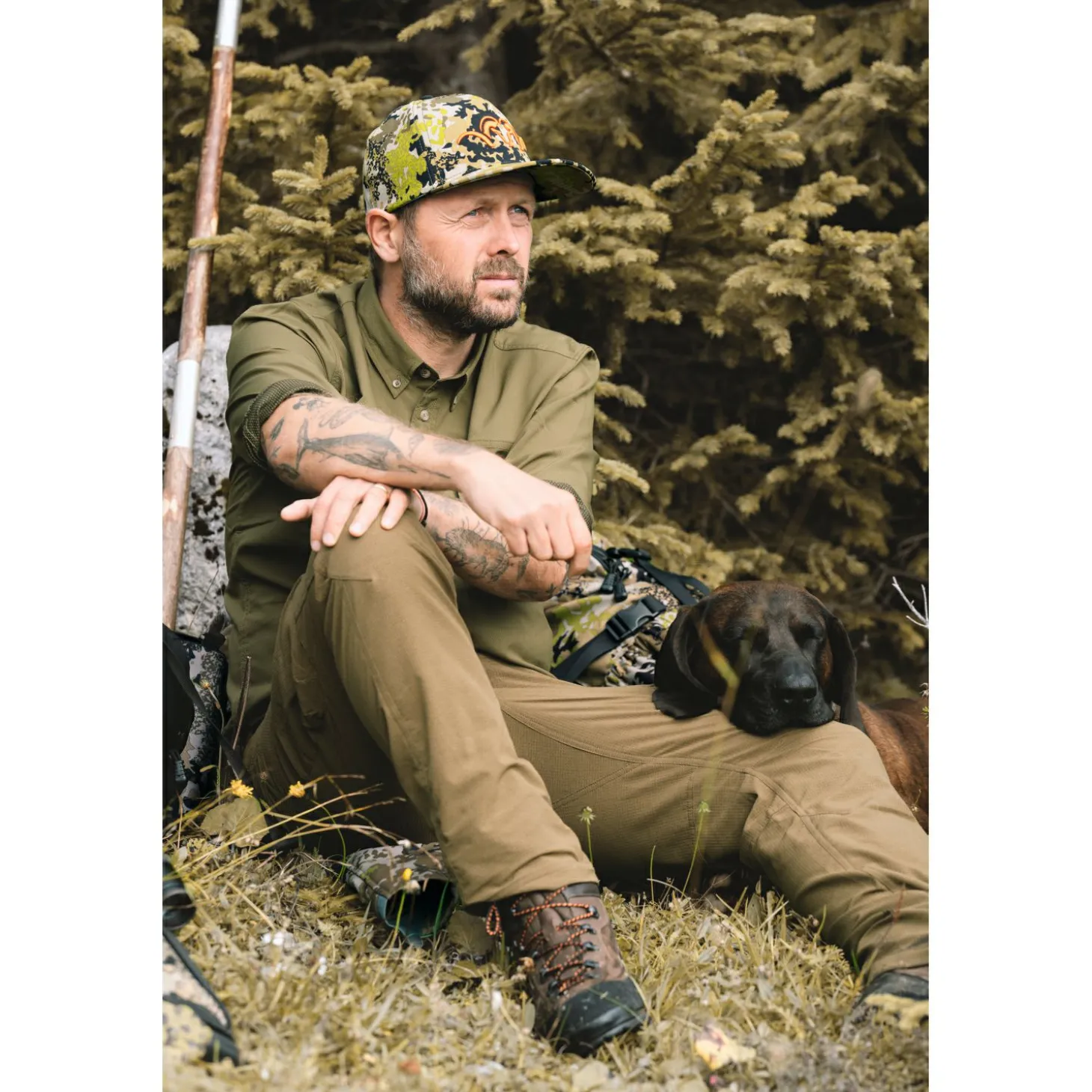 Blaser AirFlow Hose 23 Herren (Dunkel Oliv)