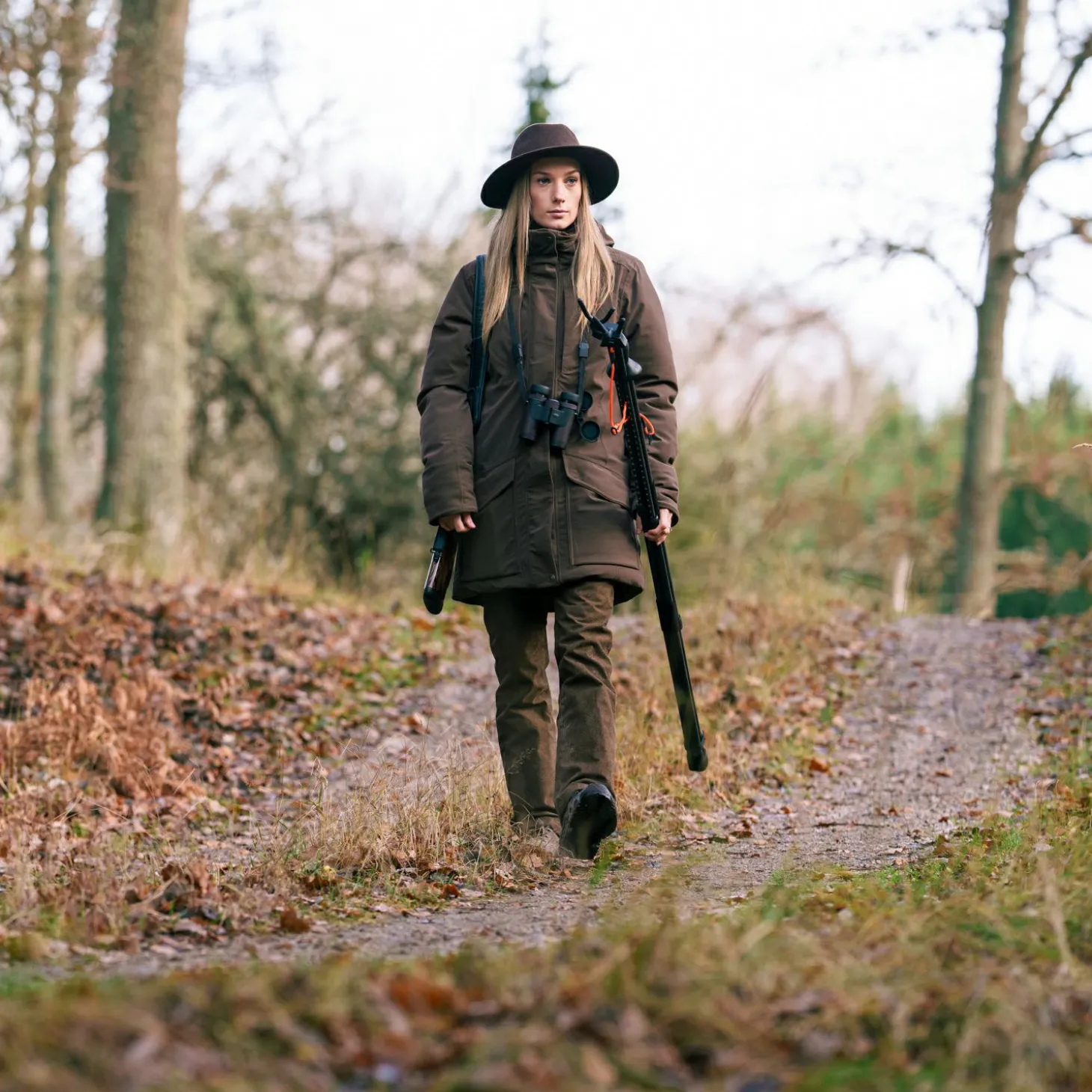 Blaser Celina Hose Vintage Damen (Dunkelbraun Mélange)