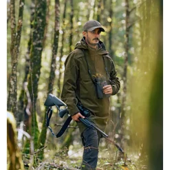 Blaser Laurent Smock Vintage Outdoorjacke Herren (Olive Mélange/Schwarz)