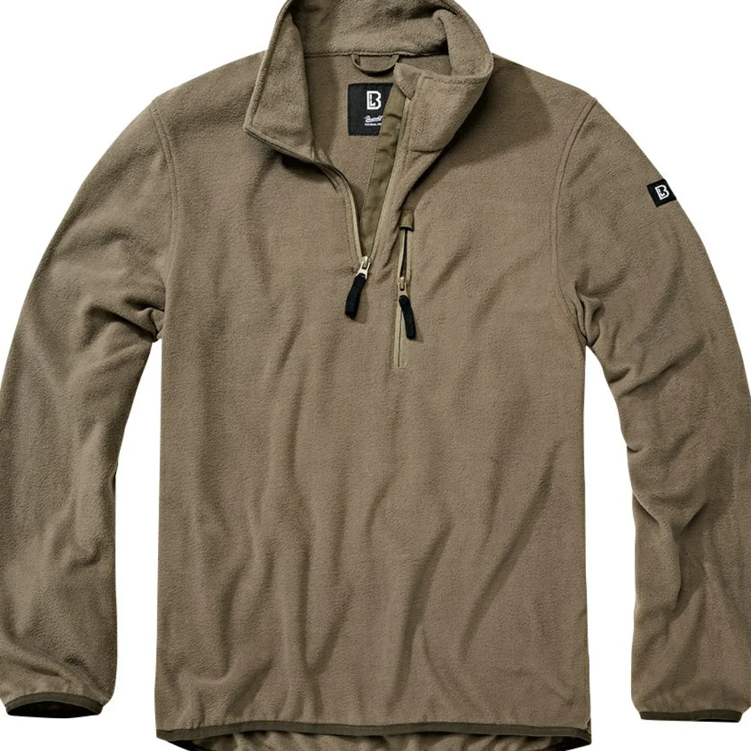 Brandit Fleece Troyer Herren (Olive)