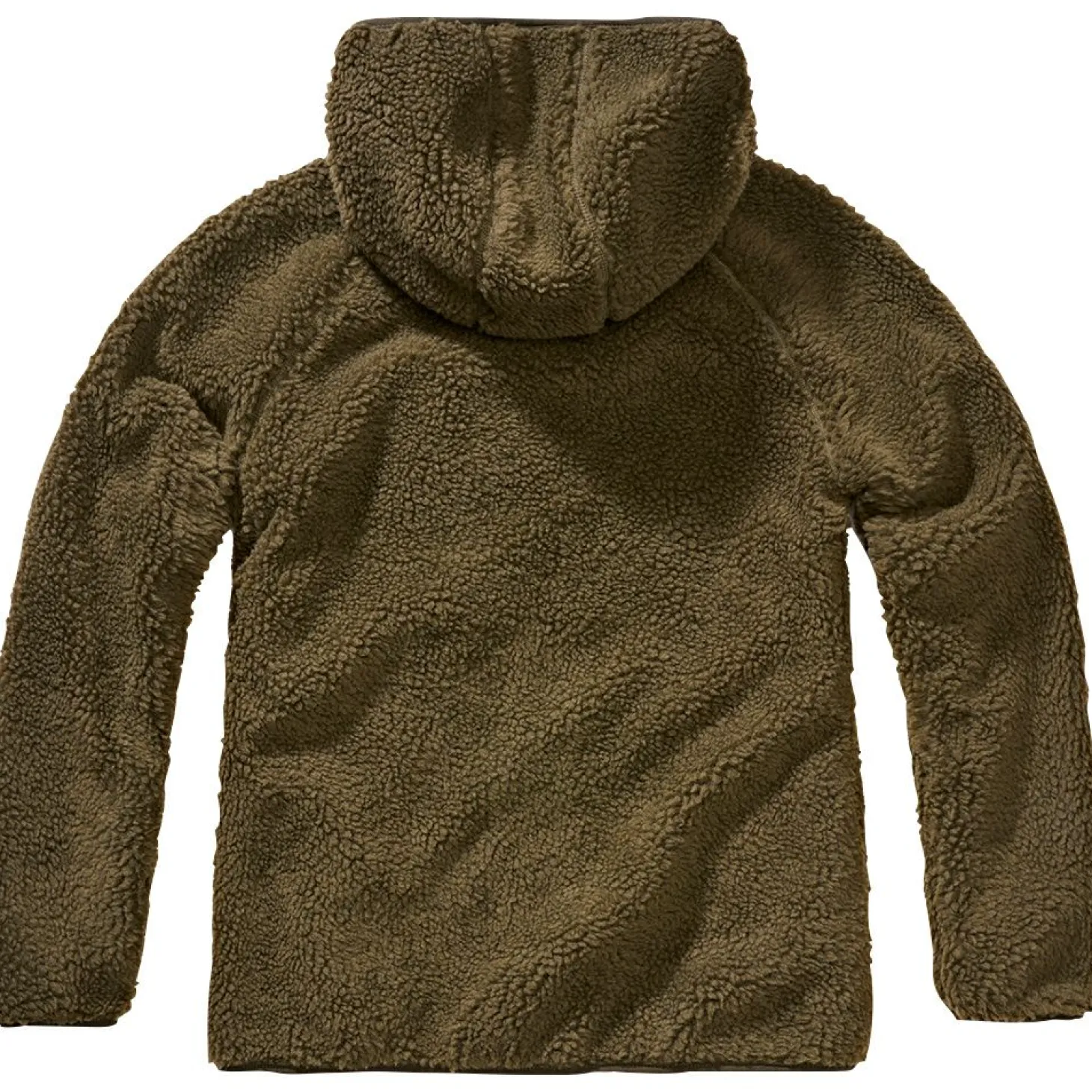 Brandit Women Teddyfleece Jacket Hooded Damen, mit Kapuze (Olive)