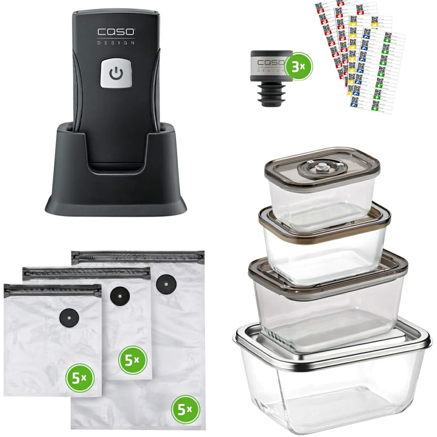 Caso Design Vacu OneTouch Pro Set