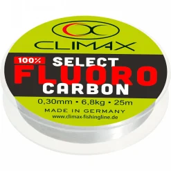 Climax Angelschnur Select Fluorocarbon (transparent, 25 m)