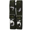Clip-Hosenträger "Forelle" Unisex (Oliv)