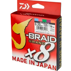 Daiwa Angelschnur J-Braid Grand X8 (multi-color, 150 m)