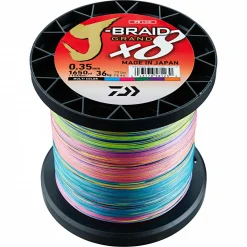 Daiwa Angelschnur J-Braid Grand X8 (multi-color, 1.500 m)