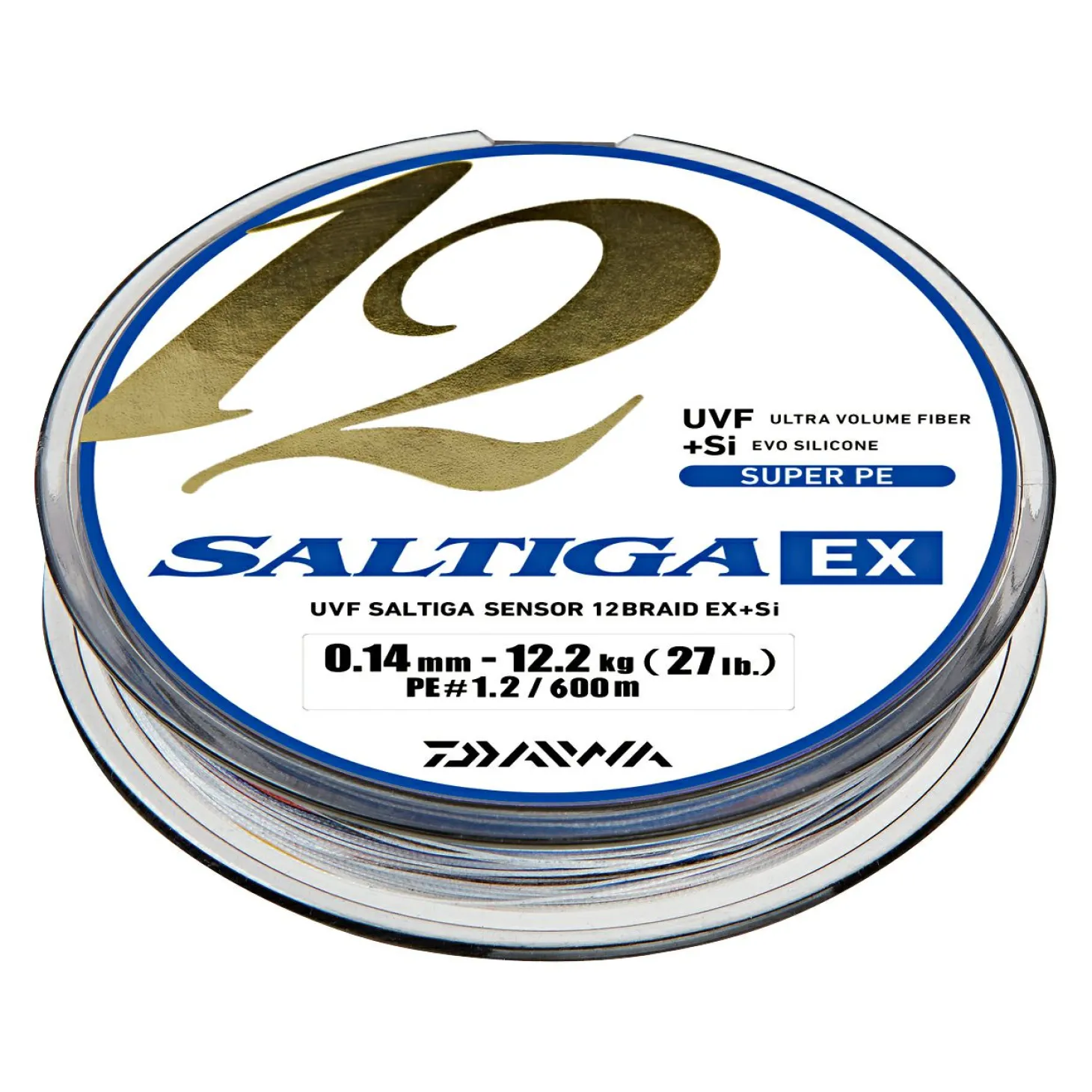 Daiwa Angelschnur Saltiga 12 Braid EX + SI (multi-color, 600 m)
