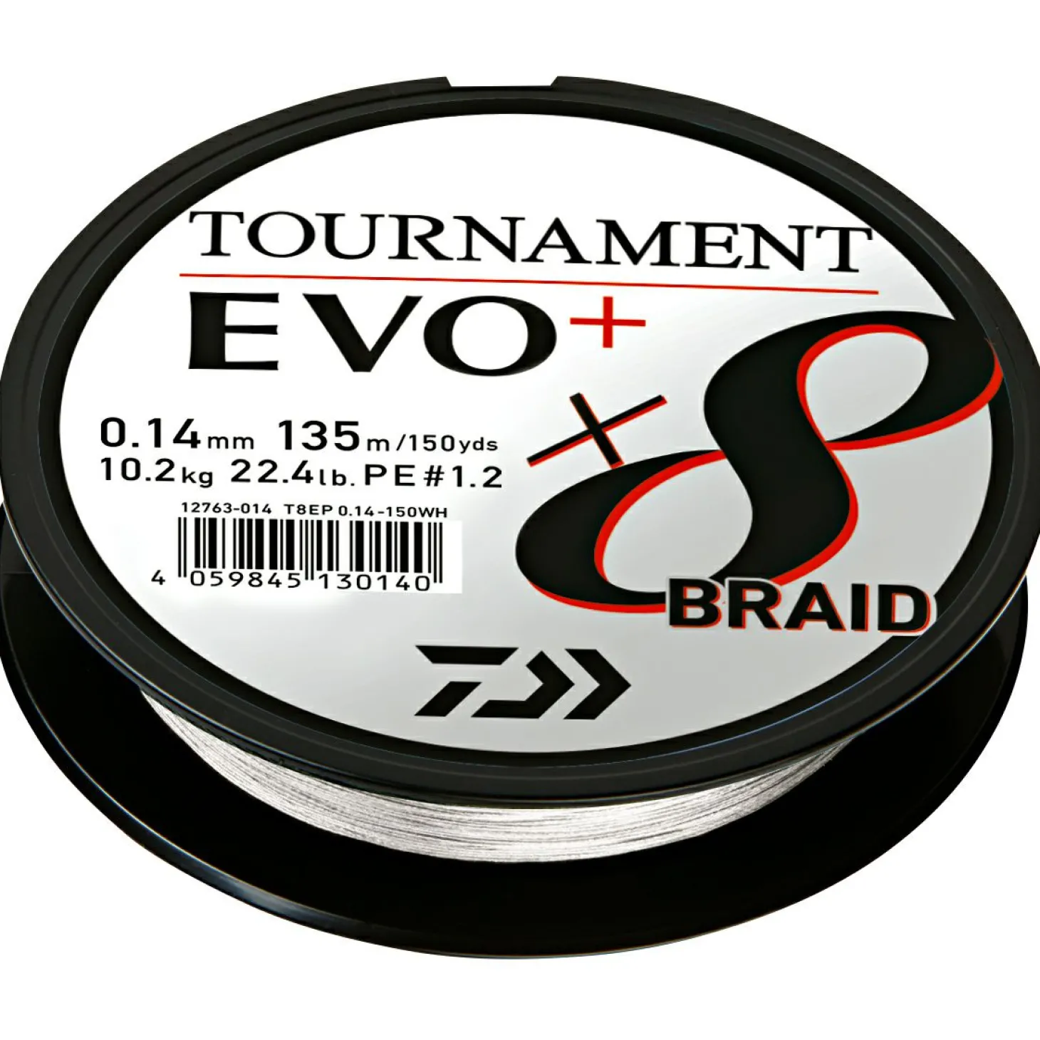 Daiwa Angelschnur Tournament X8 Braid EVO+ (135 m, chartreuse)