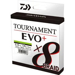 Daiwa Angelschnur Tournament X8 Braid EVO+ (135 m, chartreuse)