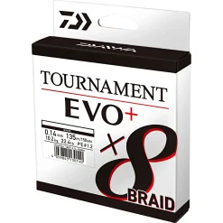 Daiwa Angelschnur Tournament X8 Braid EVO+ (135 m, dunkelgrün)