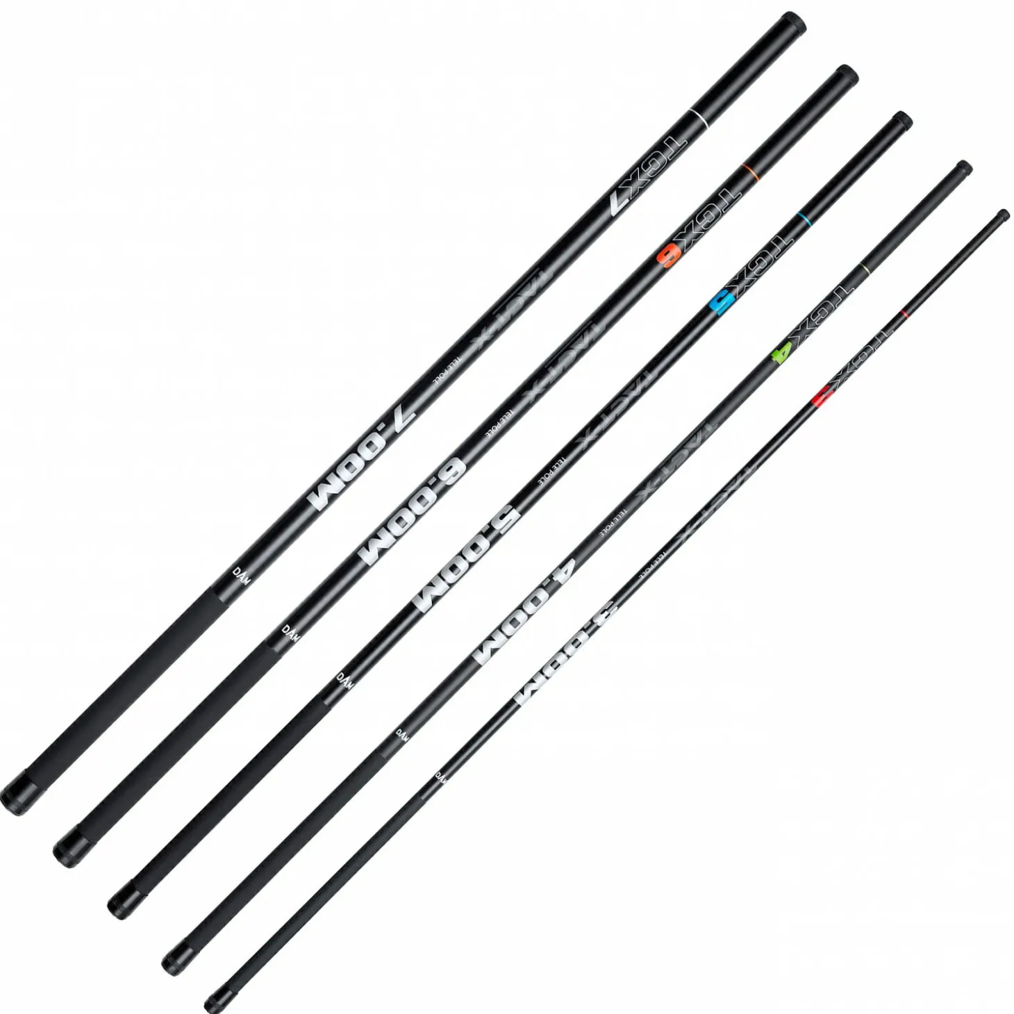 DAM Stipprute Tact-X Tele Poles 500 cm