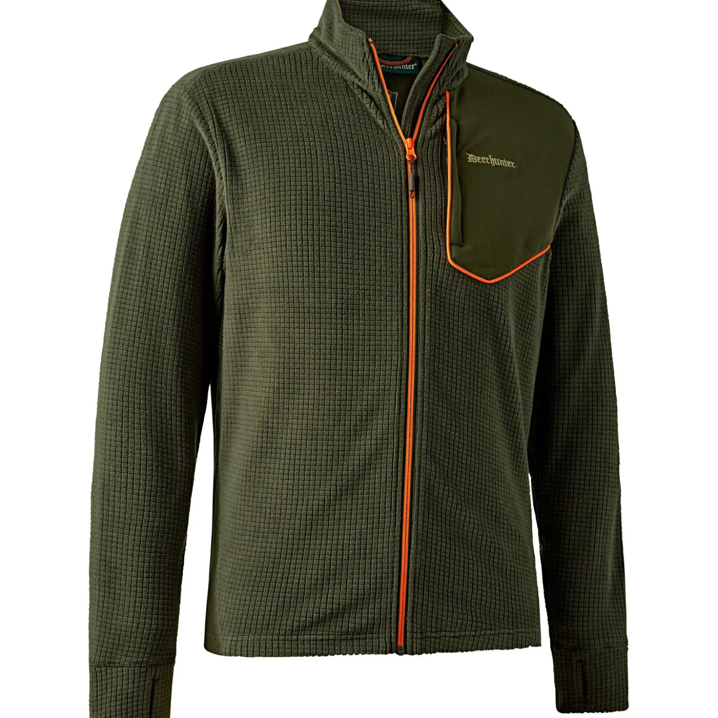 Deerhunter Chamois Full-Zip Fleecejacke Herren (Forest Green)