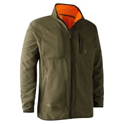 Deerhunter Gamekeeper Bonded Fleecejacke Herren, wendbar (Orange)