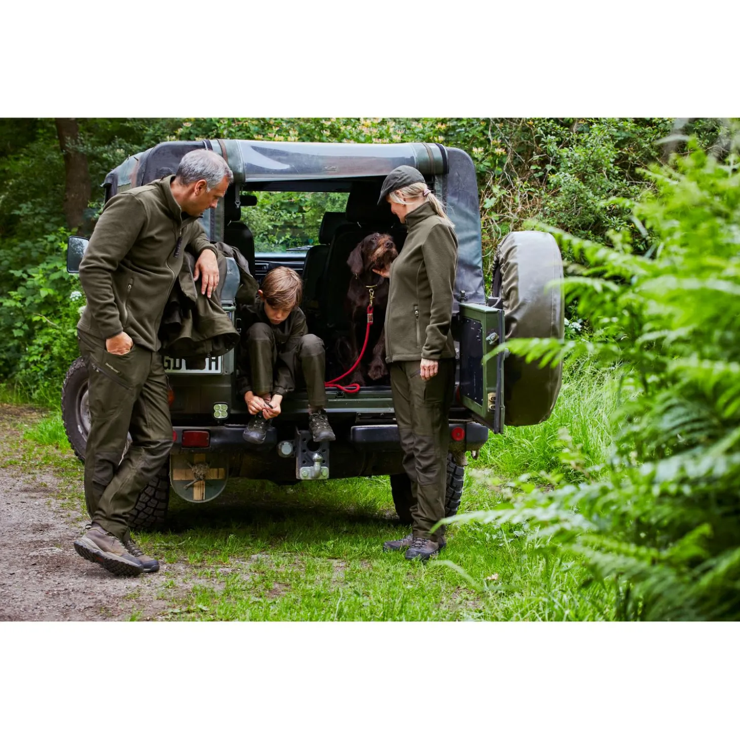 Deerhunter Lady Chasse Hose Damen (Olive Night Melange)