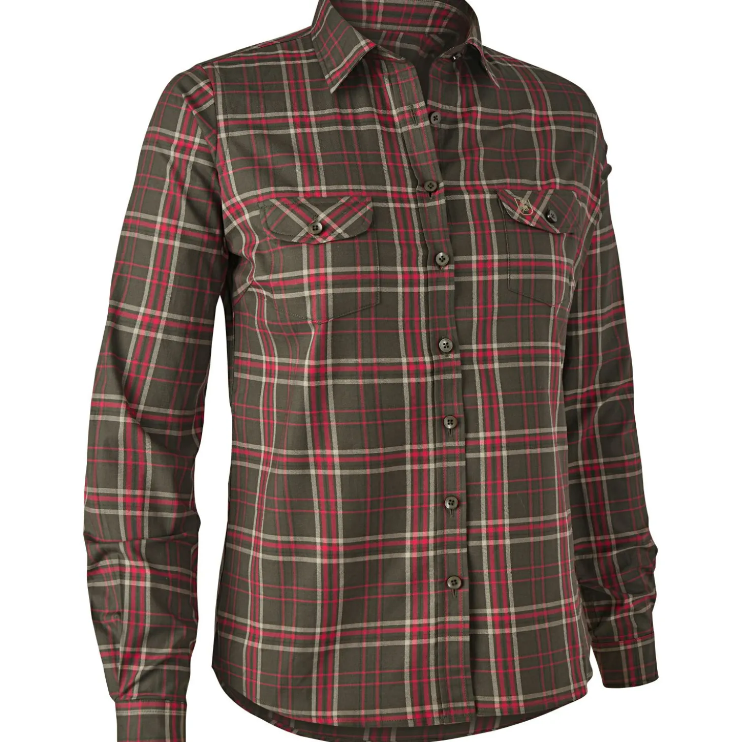 Deerhunter Lady Elena Hemd Damen (Green Check)