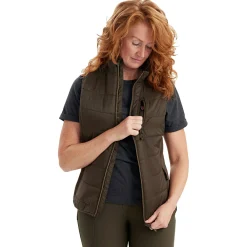 Deerhunter Lady Heat wattierte Weste Damen (Wood)
