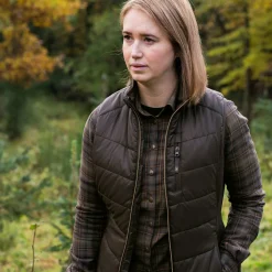 Deerhunter Lady Heat wattierte Weste Damen (Wood)