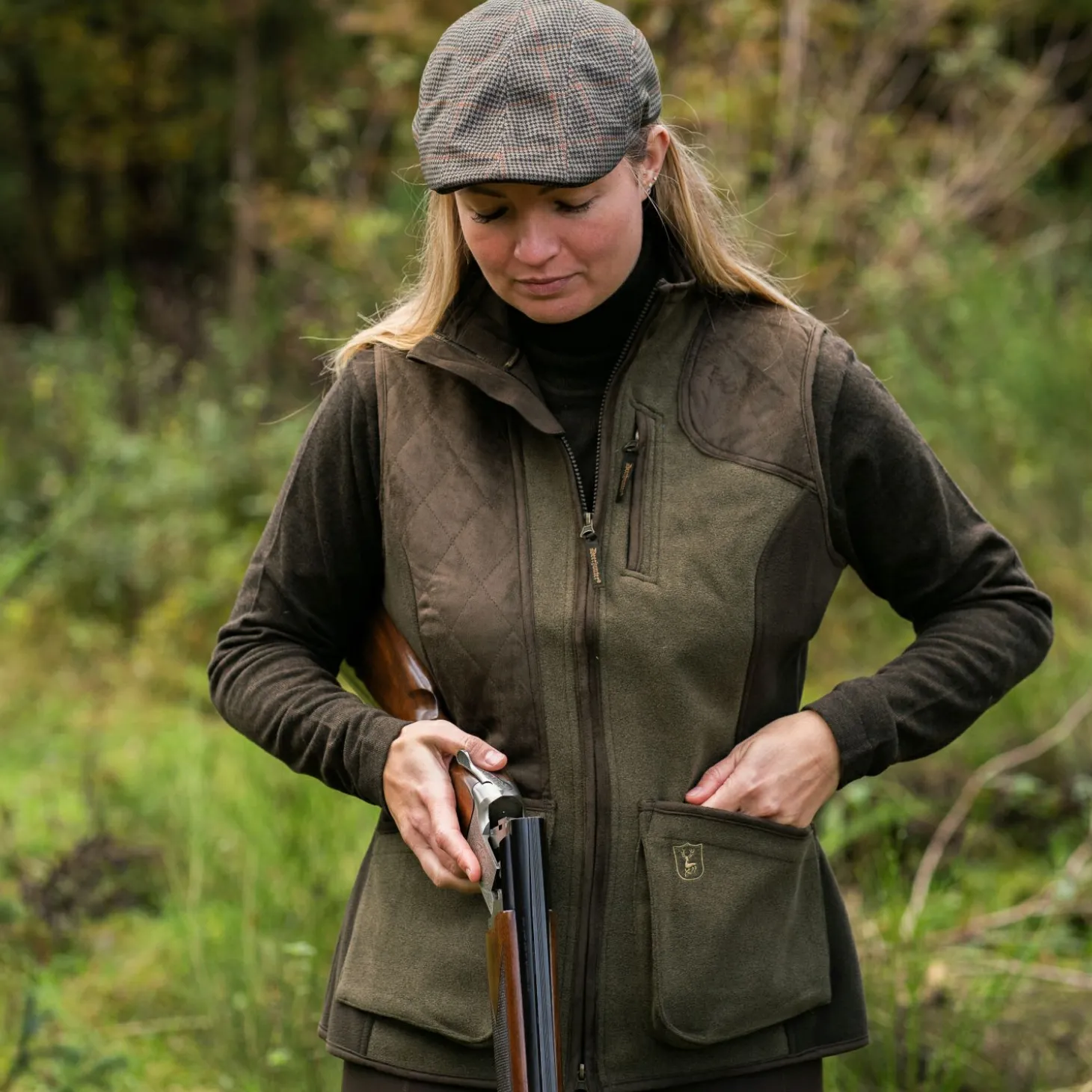 Deerhunter Lady Pam Shooting Weste Damen (Graphite Green)