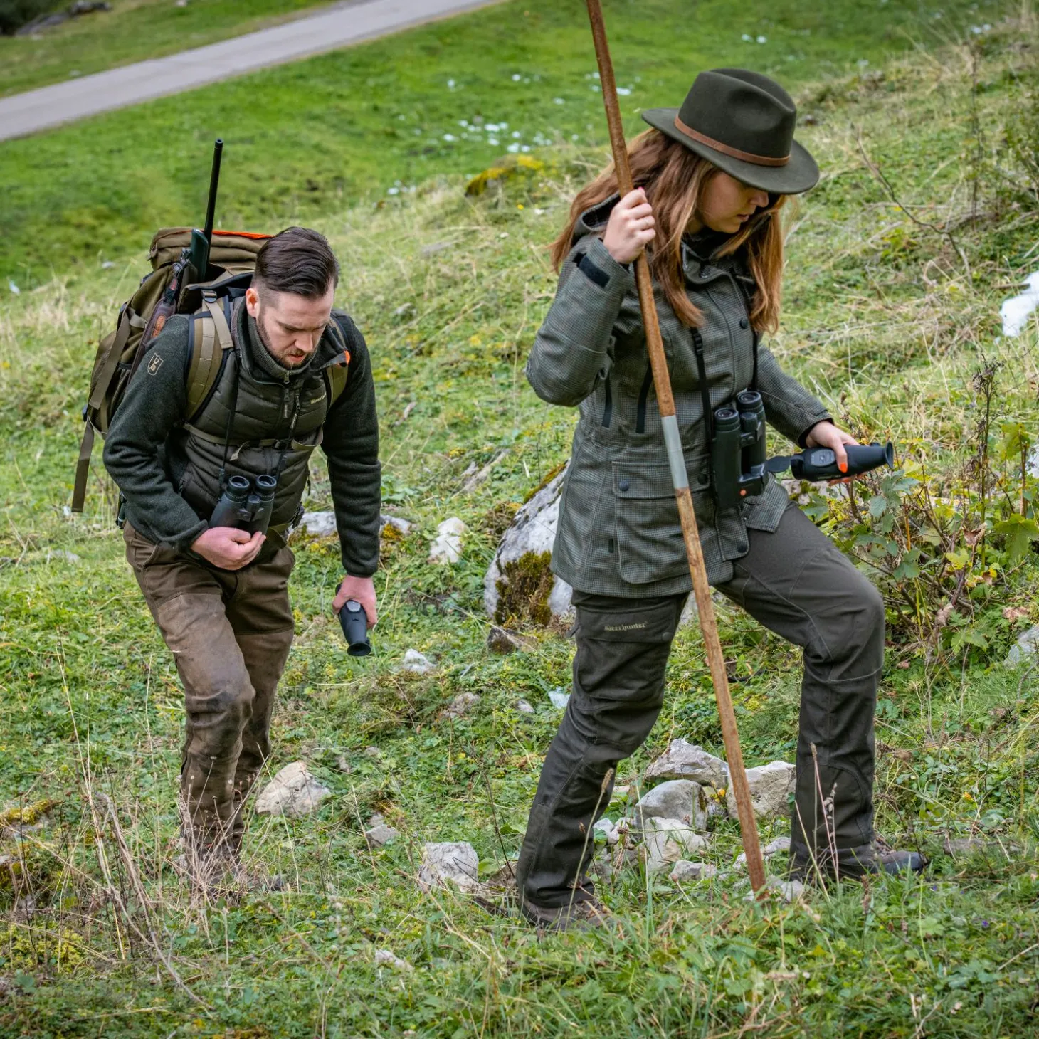 Deerhunter Moor wattierte Jacke Herren, mit Strick (Timber)