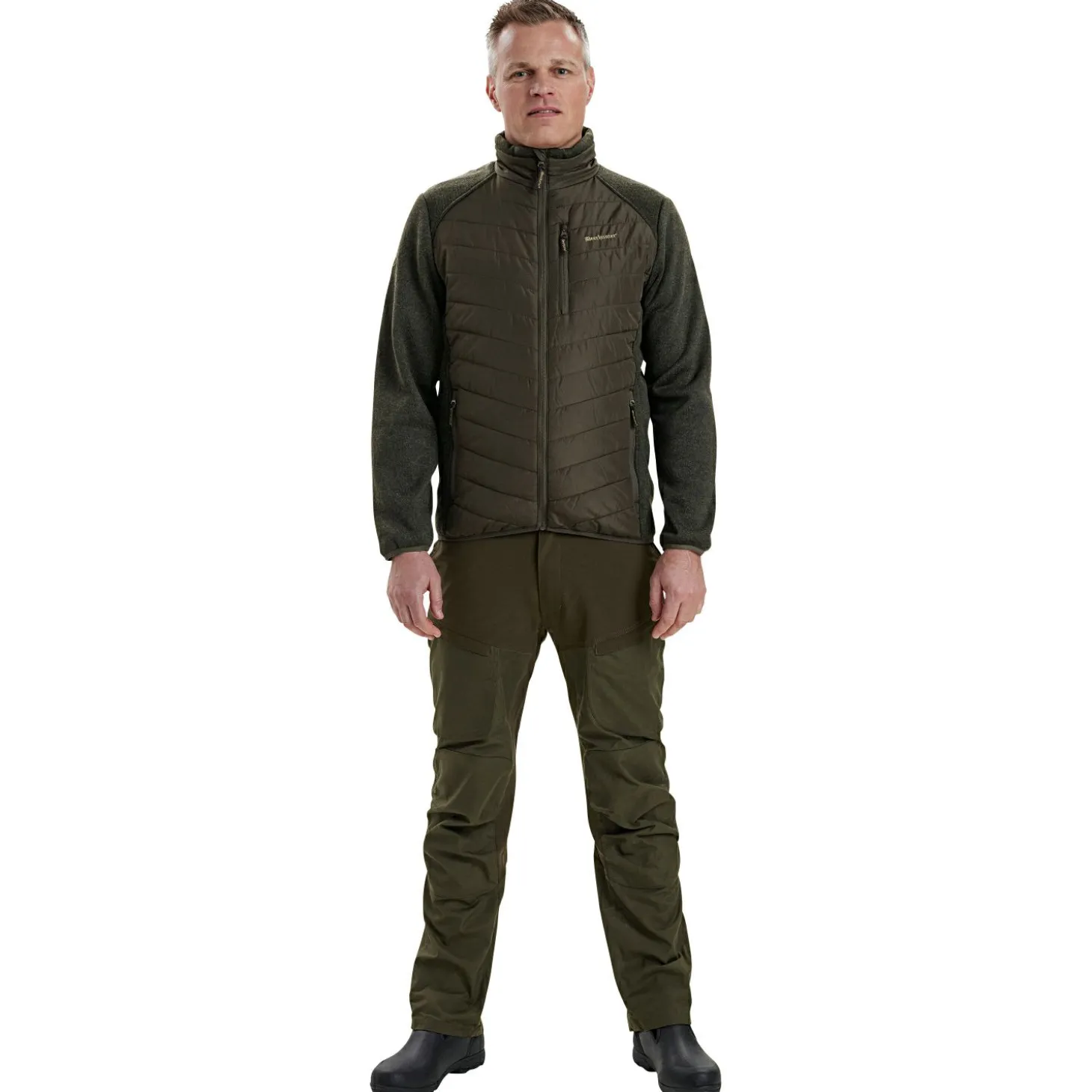 Deerhunter Moor wattierte Jacke Herren, mit Strick (Timber)