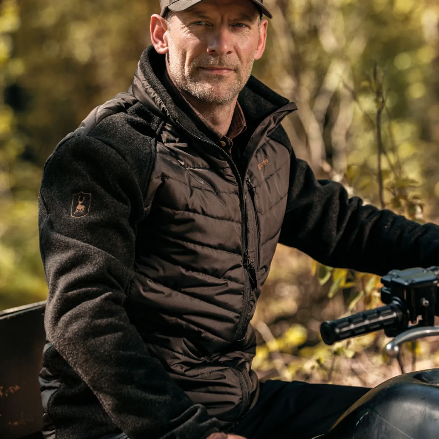 Deerhunter Moor wattierte Jacke Herren, mit Strick (Timber)