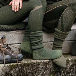 Deerhunter Woll Socken Deluxe, lang (Grape Leaf)