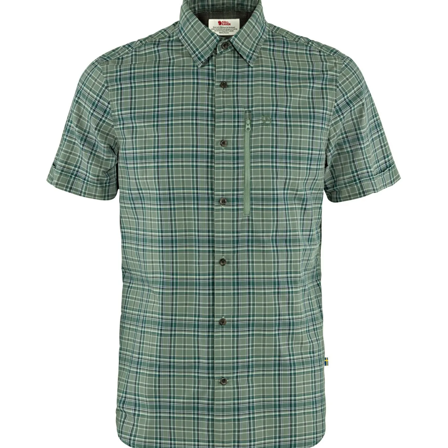 Fjällräven Abisko Hike Shirt SS M Herren (Arctic Green/Patina Green)