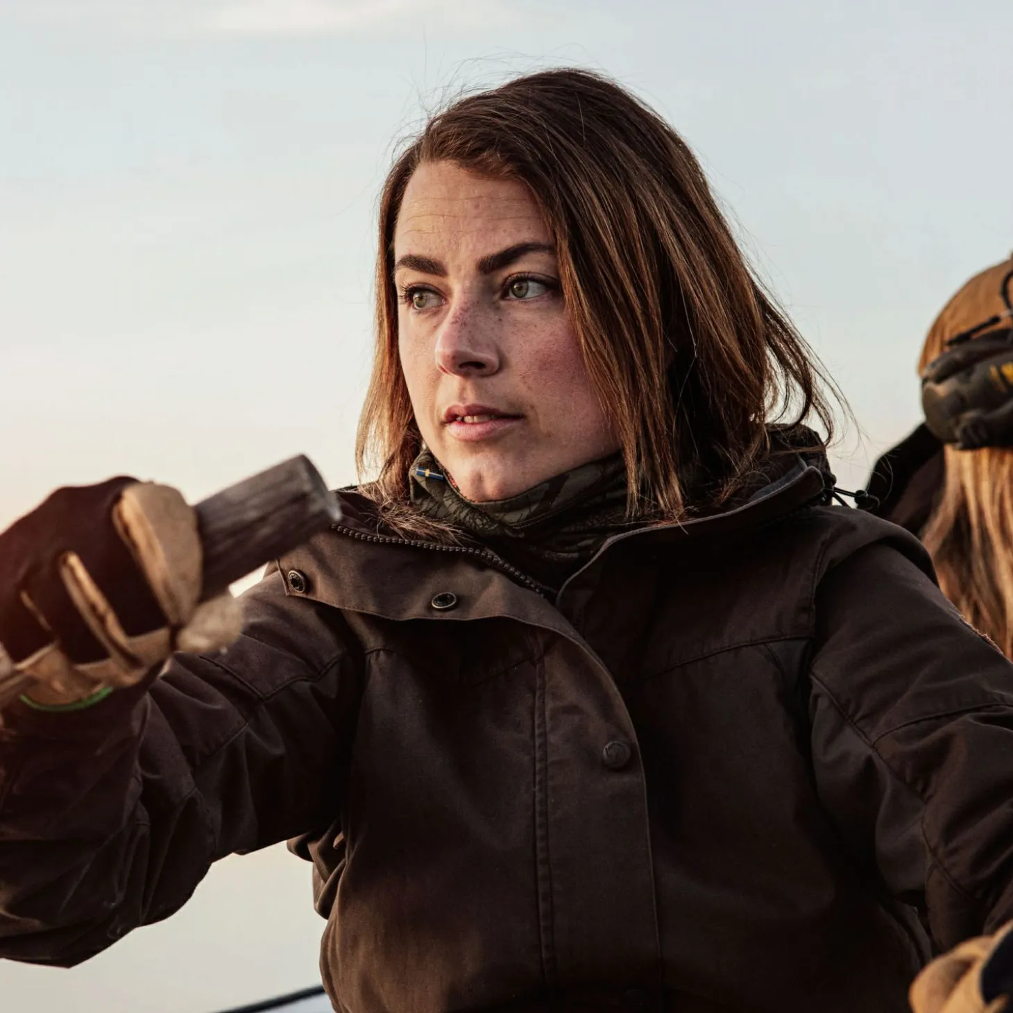 Fjällräven Lappland Forest Hybrid Jacket W Damen (Dark Olive)