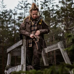 Fjällräven Lappland Forest Hybrid Jacket W Damen (Dark Olive)