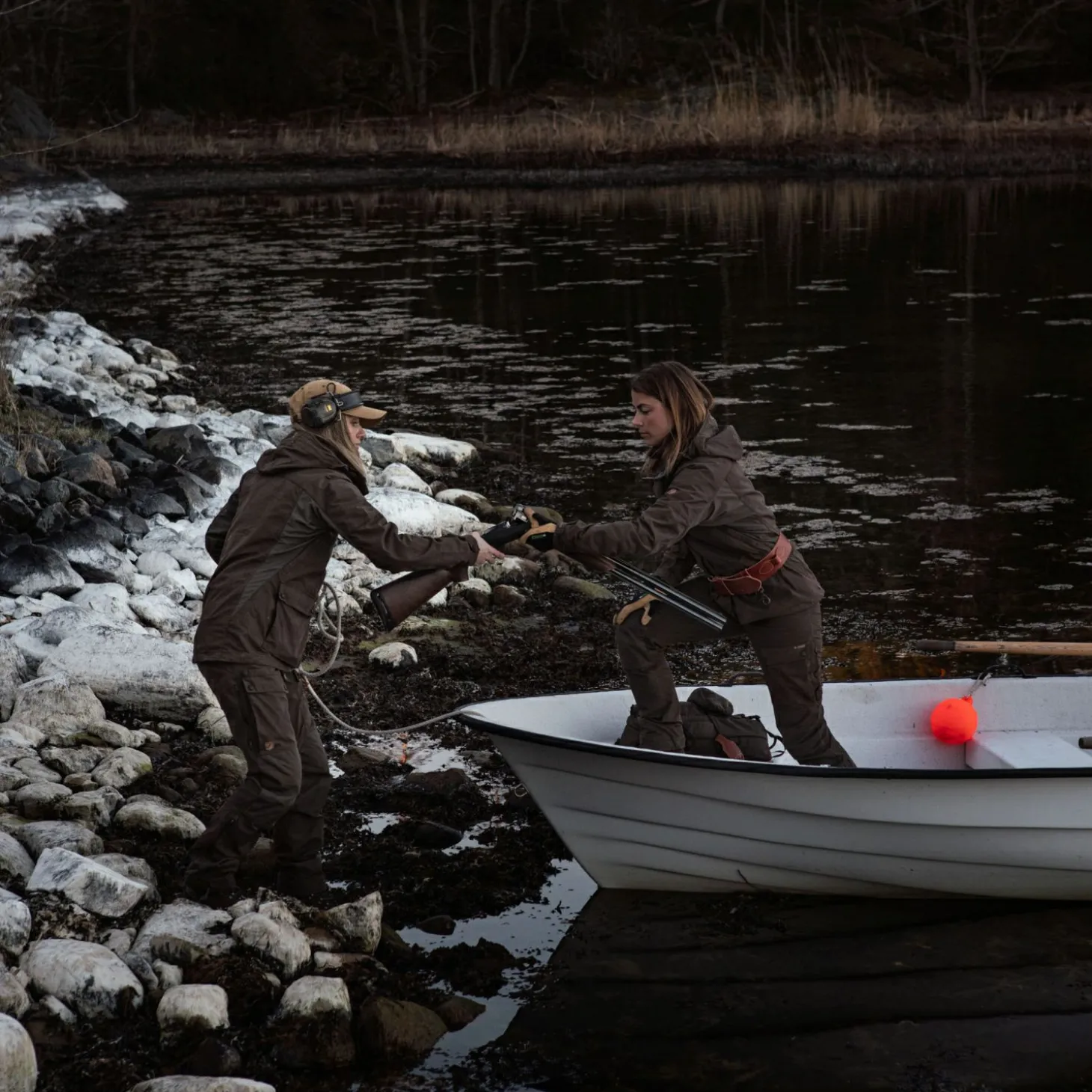 Fjällräven Lappland Forest Hybrid Jacket W Damen (Dark Olive)