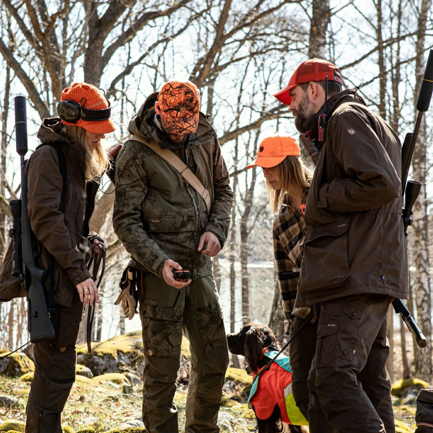 Fjällräven Lappland Forest Hybrid Jacket W Damen (Dark Olive)