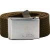 Fjällräven Travel Canvas Belt (Dark Olive)