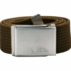 Fjällräven Travel Canvas Belt (Dark Olive)